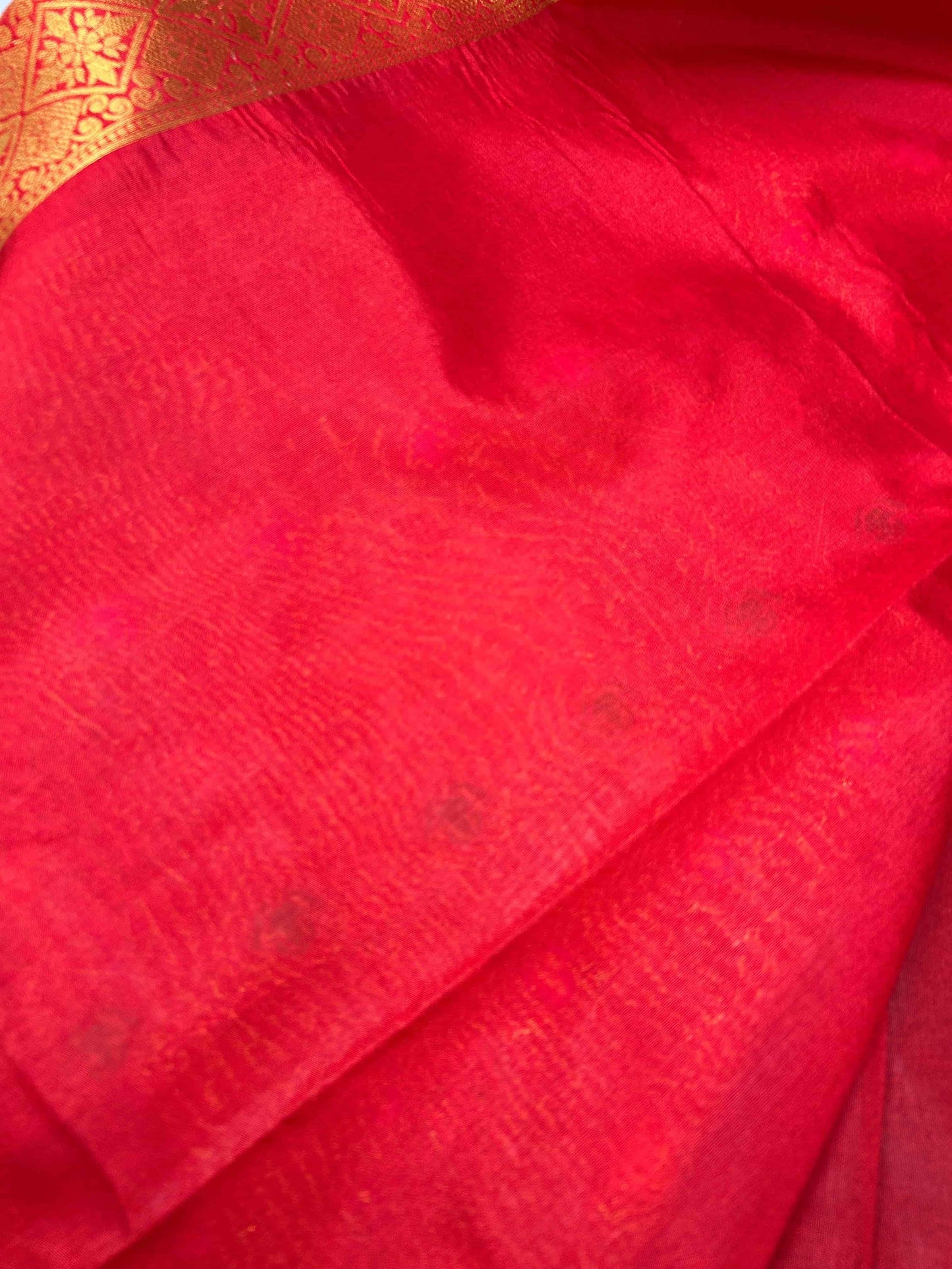 Navy blue with red boarder raw mango banarasi silk saree Niaura