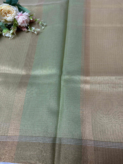 Gold kota tissue banarasi silk saree Niaura