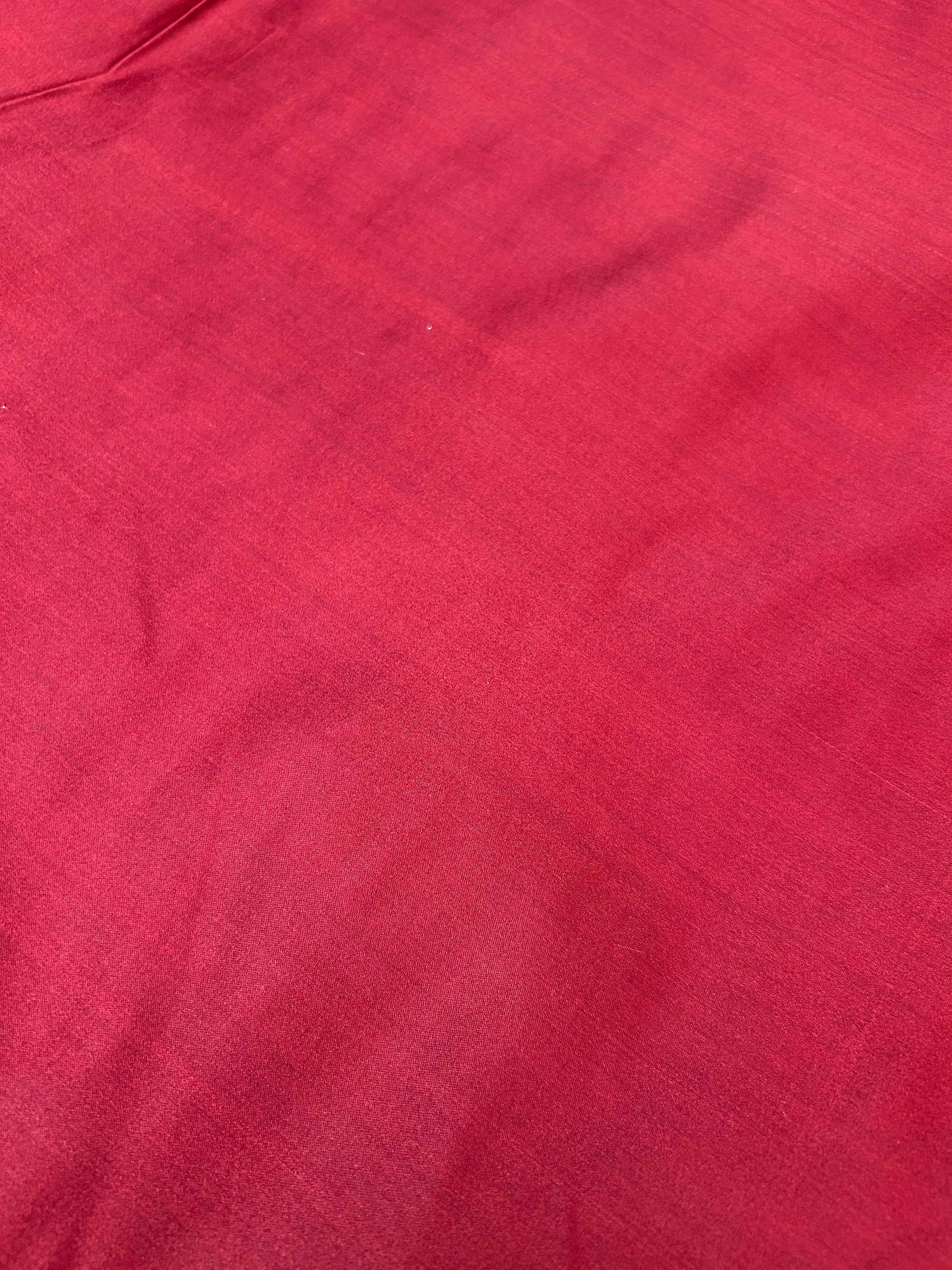 Maroon bridal katan banarasi silk saree Niaura