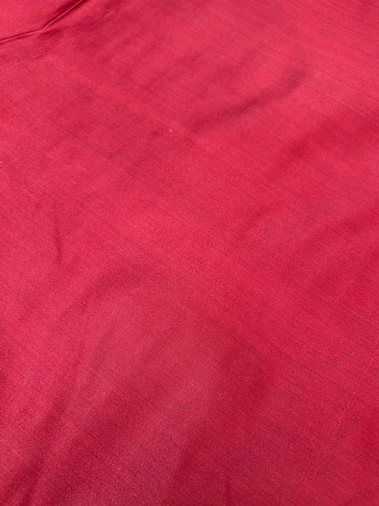 Maroon bridal katan banarasi silk saree Niaura