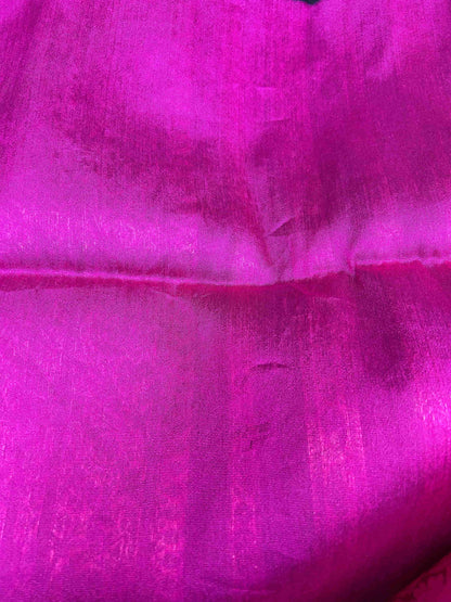 Black stripe pattern dupian banarasi silk saree Niaura
